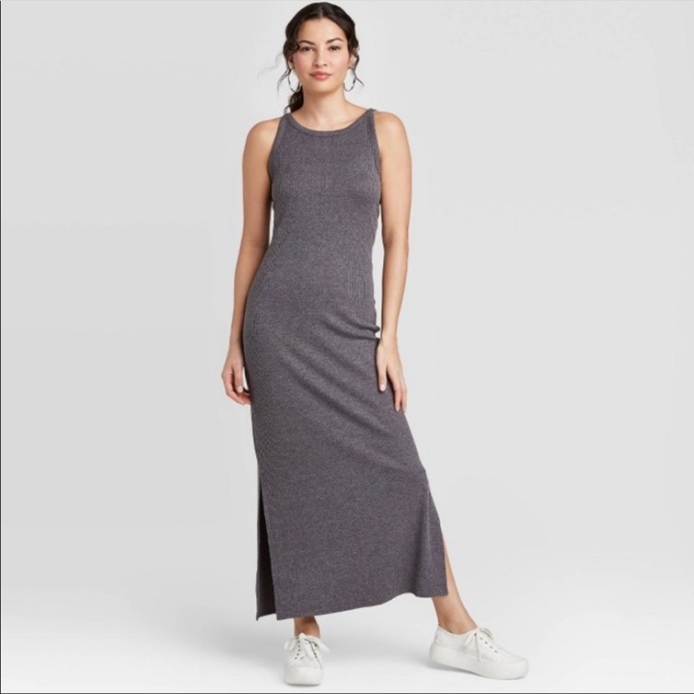 Ribbed Tank Dress